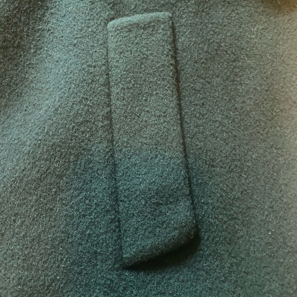 Vintage Julia Klein Dark Green Long Maxi Dress Coat Sz 16 - Picture 7 of 11